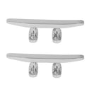 2 Pieces Yacht Boat Stainless Steel Mooring Cleat 4" Dock Deck Rope Cleat