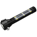 Solar Flashlight Multi-Function Flashlight Rechargeable Flashlight Car Emer
