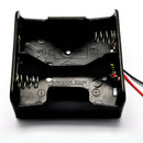 2PC Battery Box Storage Case Holder For for D SIZE batteries W/ Wire Lead 2 slot
