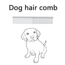 Pet Dog Cat Metal Steel Double Row Teeth Brush Grooming Hair Comb Fur Rake Tool