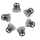 50pcs Stainless Steel Hex Acorn Nut Cap Decorative Cover Dome Nuts 6*8*10mm