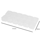 12-Slot Portable Clear Plastic Organiser Nail Art Rhinestone Jewelry Diamonds