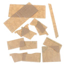 13Pcs Clear Acrylic Wallet Pattern Stencil Template Sets Leather Craft DIY T BX