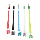 colorful 3.5mm earphone headphone audio cable jack 1 male to 2female split Gw