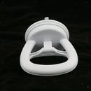 White Bathroom Suction Cup Grip Safety Bar Shower Grab Rail