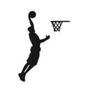 Black Switch Basketball Wall Stickers G2D7