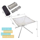 Foldable Portable Campfire Rack Outdoor Camping Burning Fireplace Pit Fire M5C4