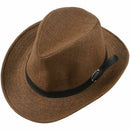 Summer Men Hat Straw Hat Cowboy Hat Fashion WESTERN COWBOY Cavalry Hatband