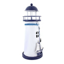18cm High Mediterranean Lighthouse Candle Holder Candlestick Decor Crafts