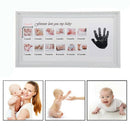 Cute Baby Photo Frame Diy Handprint 12 Months Photo Frame Baby Boy Girl One