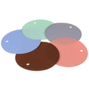 1PC Round Heat Resistant Silicone Coasters Non-slip Pot Holder Table Placemat~