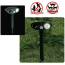 Outdoor Solar Ultrasonic Pest Animal Repeller Garden Cat Dog Bird PIR Repell  J_