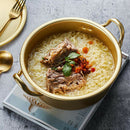 2pcs Auminum Alloy Round Korean Noodle Pot Instant Noodles Pot Quick Boiling