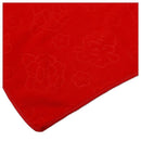 Red Chinese Style Pyrographic Cotton Bath Towel Bathroom Wedding Gift M9H8