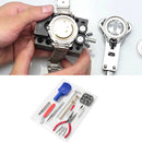 16pc Watch Repair Kit Tool Band Pin Strap Link Remover Back Opener Remover  mdff