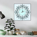 DIY Flower Special Shaped Diamond Painting Embroidery Wall Clock Home Decor