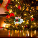 2020 Christmas Decoration Personalized Family Pandemic Ornaments (3 People) A