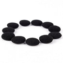 30PCS Black Soft Foam Sponge Ear Pad Earbud Cap For Headphone Earphone Cover Bj