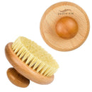 Wooden Back Scrubber Shower Bath Body Brush Foot Skin Exfoliator - Full Body
