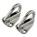 2 Pack Boat Tug Hardware Safety Catch Spring Snap Fending Hook Attach Rope