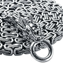 Stainless Steel Outdoor Protection Dragon Hand Bracelet Chain Metallic Whip K1A3