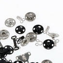 50 Set Sewing Hooks and Eyes Closure for Bra Trousers Skirt Sewing DIY Craft