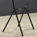 Unique Deer Shape Desktop Ornament Metal Sculpture In Black Decorative Meta N8G2