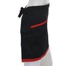 Universal Half Short Apron for Kitchen Cooking Bar Cafe Pub Waiter - black X1K3