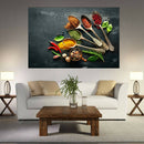 Spoon Spices Canvas Print Painting Picture Wall Art for Home Dinning Room L