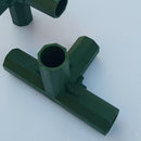 2pcs Green Plastic 16mm Greenhouse Pipe Fittings PVC Building Fittings 4L