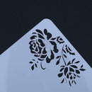 Flower Hollow Template DIY Photo Album Theme Lace Ruler Craft Drawing Tool