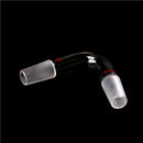 24/40 Both Glass Groud Joints Distilling Distillation adapters 75 Degree Bent JR