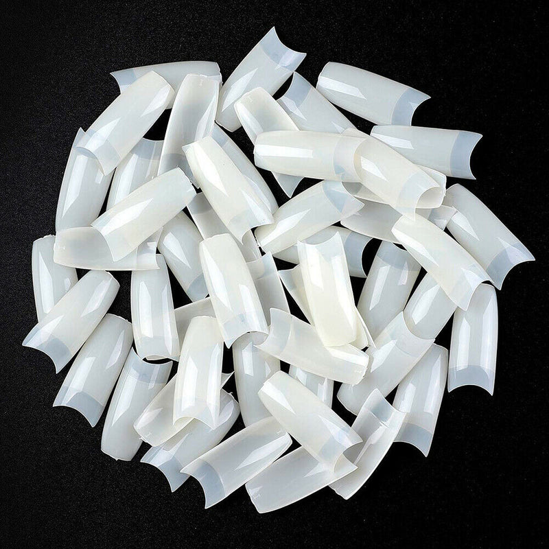 500pcs/Bag Natural Color French Nail Art Tips Manicure Artificial False Tip