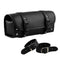 Universal PU Leather Bar Bags Motorcycle Side Bags Saddlebag Barrel Roll R3E4