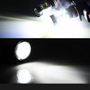 2 PCS H10 HB3 50W 9005 9145 LED white Projector Fog Driving Light Bulbs 6000K