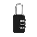 Combination Security Cabinet Suitcase Luggage Bag Code Padlock Lock Black