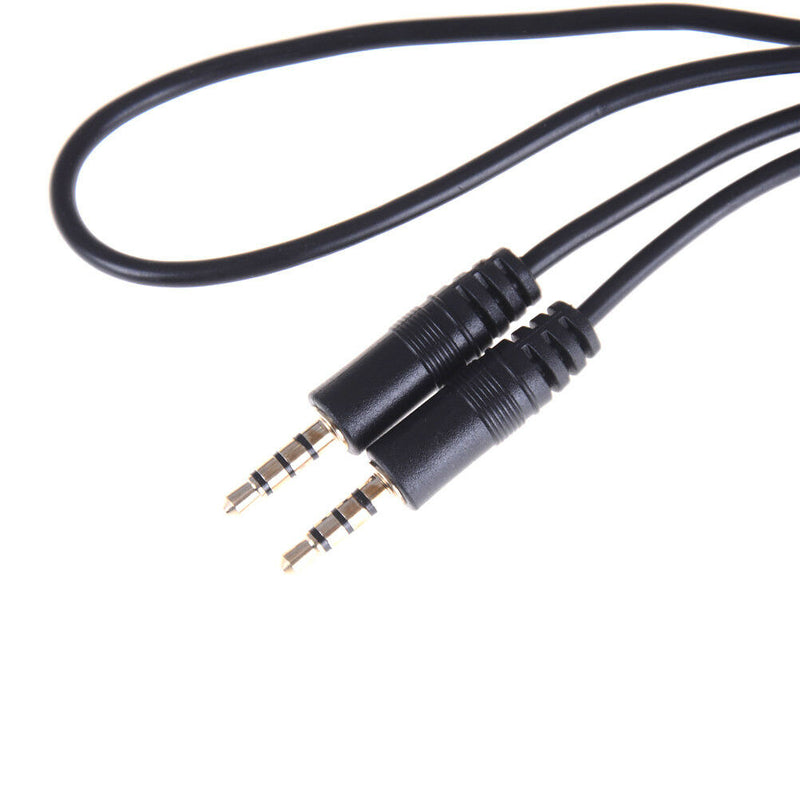 3.5mm 1M 4 Pole Jack Male To Male Earphone Headphone Audio Extension Cabl JR