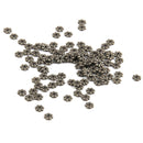 600pcs 4mm Flower Snowflake Rondelle Spacers Beads Jewellery Making Findings