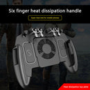 6 Fingers Mobile Gaming Cooling Gamepad for PUBG Controller Joystick (M11)