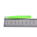 2Pcs/Set Green Hair Removal Eyebrow Tweezer Eye Brow Clips Beauty Makeup Too BX