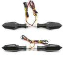 2Pcs Motorcycle Turn Signal Light Led Flow Flashing Motorcycle Universal In