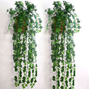 Artificial Wall Hanging Ivy Leaf Leave.Vine 8.2feet Home Garden Decor   JR