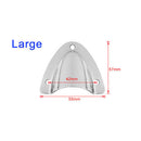 2 Sets Clam Shell Cable Vent Cover For Boat Builders 55x57 Mm