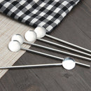 Cocktail spoon drinking straw spoon Spoonbill Spoon Cup Latte Stained Cockt Y2R4