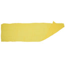 Women Ruched Detail Semi Sheer Soft Simple Casual Scarf - Yellow