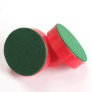 2Pcs 75mm Air Hockey Table Felt Pusher with 2pcs 63mm Puck Mallet Goalies