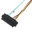 Internal Mini SAS SFF-8643 to (4) 29pin SFF-8482 connectors with SATA Power