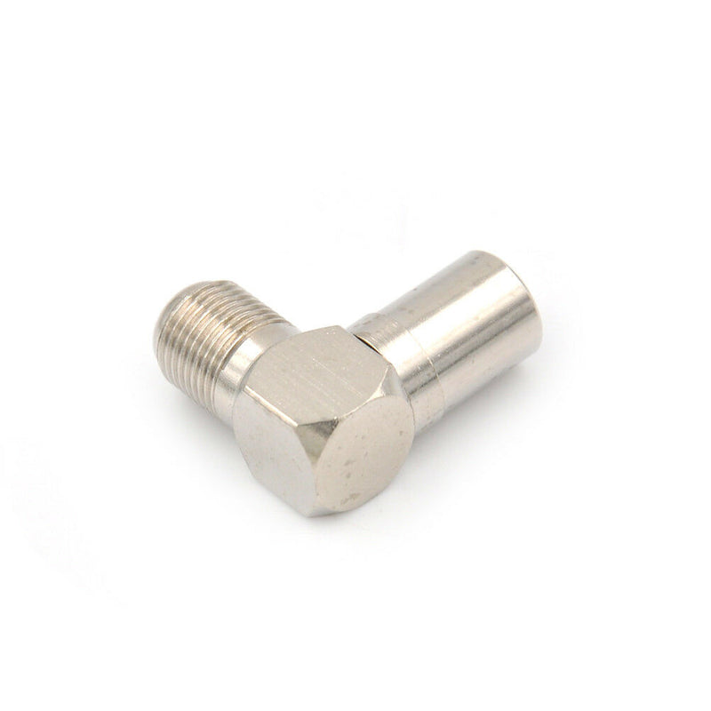 90 DEGREE ANGLED TV PLUG COAX COAXIAL RIGHT ANGLE F-CONNECTOR