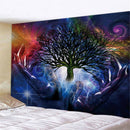 Outer Space Wall Tapestry Wall Hanging Bed Cover Throw Blanket 59x51 Inch