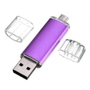 8GB USB Memory Stick OTG mini USB Flash Drive Mobile PC purple